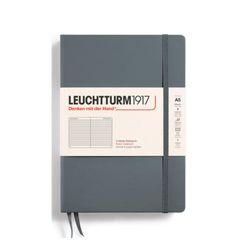 Блокнот Leuchtturm1917 Classic A5 в линейку с твердой обложкой (344782)
