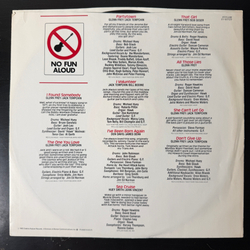 Виниловая пластинка Glenn Frey ‎– No Fun Aloud LP