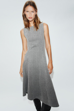 АСИММЕТРИЧНОЕ ПЛАТЬЕ МИДИ — ZARA