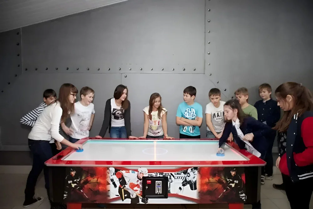 Аэрохоккей (220*120*75 см.) + стальное поле