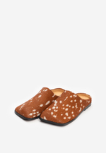 mule square orange bambi
