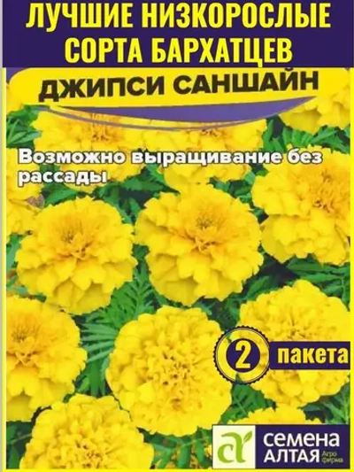 Семена Бархатцы Джипси