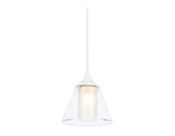 Подвесной светильник 1*Е27 TR3551 WH/CL/FR белый/прозрачный/белый матовый Modern Ambrella