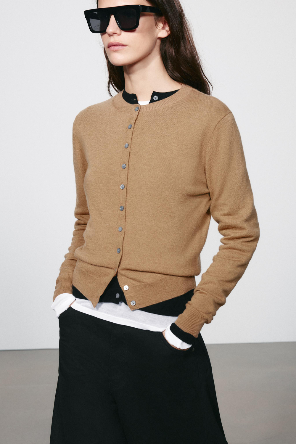 100% EXTRA-SOFT WOOL CARDIGAN — ZARA