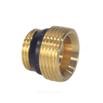 Переходник латунь 1/2"x3/4" под евроконус НР R483 Giacomini R483Y023