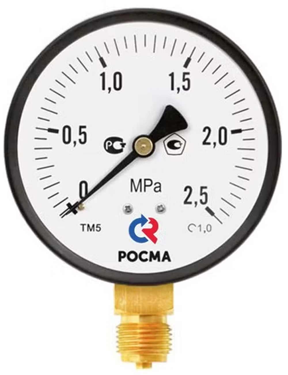 Манометр общетехнический РОСМА ТМ-310Р, 63мм, 0-4 МПа, G1/4", кл.т. 1,5