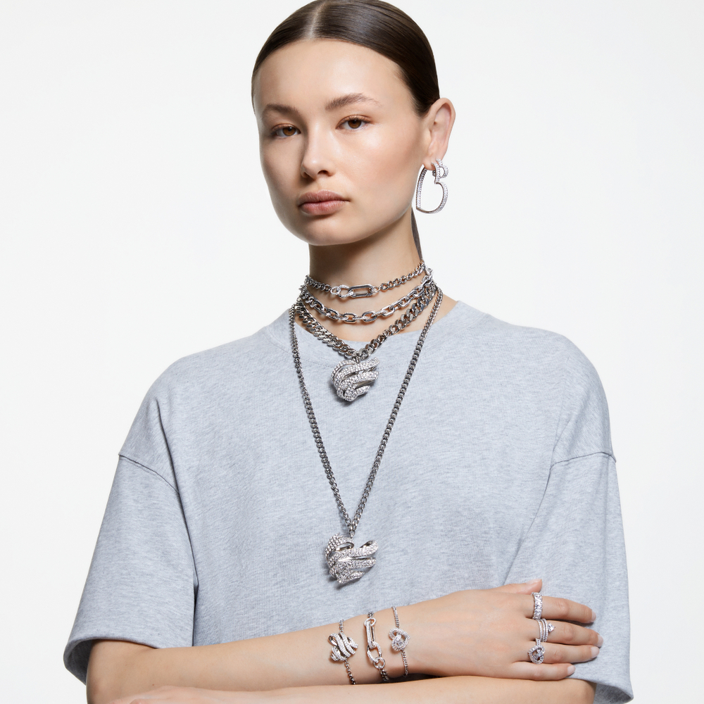 MATRIX:BRACELET HRT WOVEN WHI/RHS