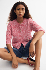 Текстурный трикотажный кардиган — рукава 3/4 - H&M