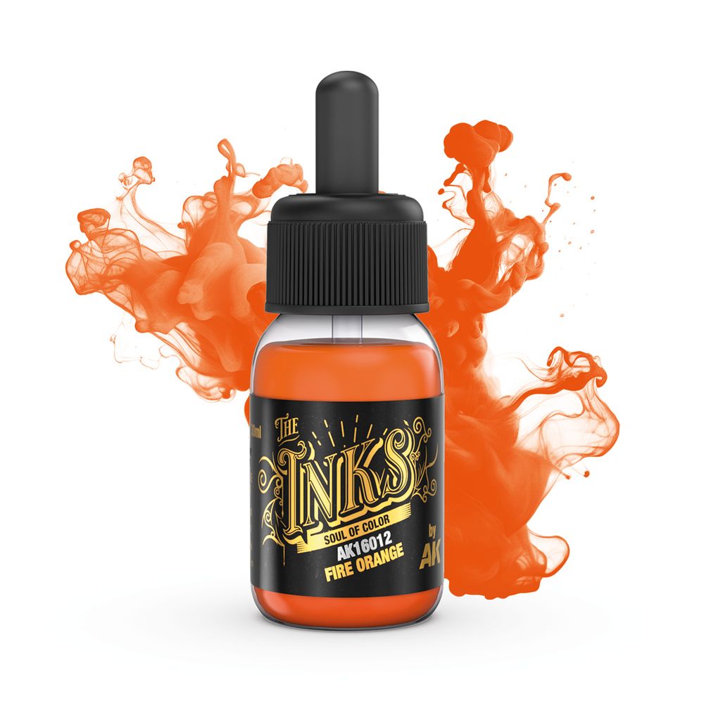 AK Interactive The INKS - Fire Orange