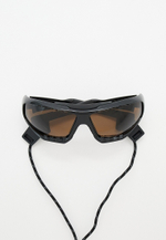 Спортивные очки LiP Surge / Gloss Black - Black / PC Polarized / Brown Lens