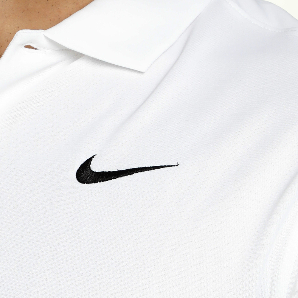 Мужское теннисное поло Nike Dri-Fit Solid Polo Men - White