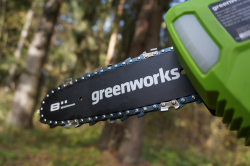 Высоторез-сучкорез аккумуляторный GREENWORKS G40PSF 40В,20см,без АКБ и ЗУ (1401107)