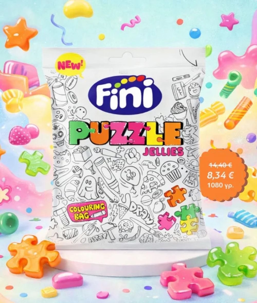 Мармелад Fini Puzzle 90гр