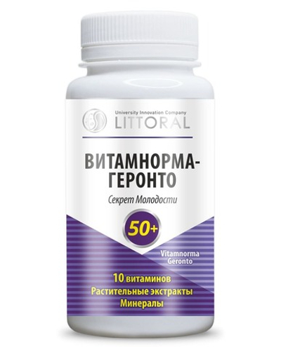 Витамнорма - Геронто, 80кап, Литораль