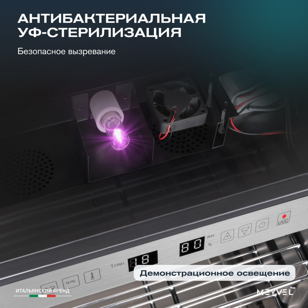 Холодильник для сухого вызревания мяса Meyvel MM-105SR