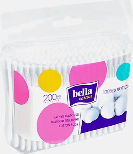 Ватные палочки Bella Cotton 200шт