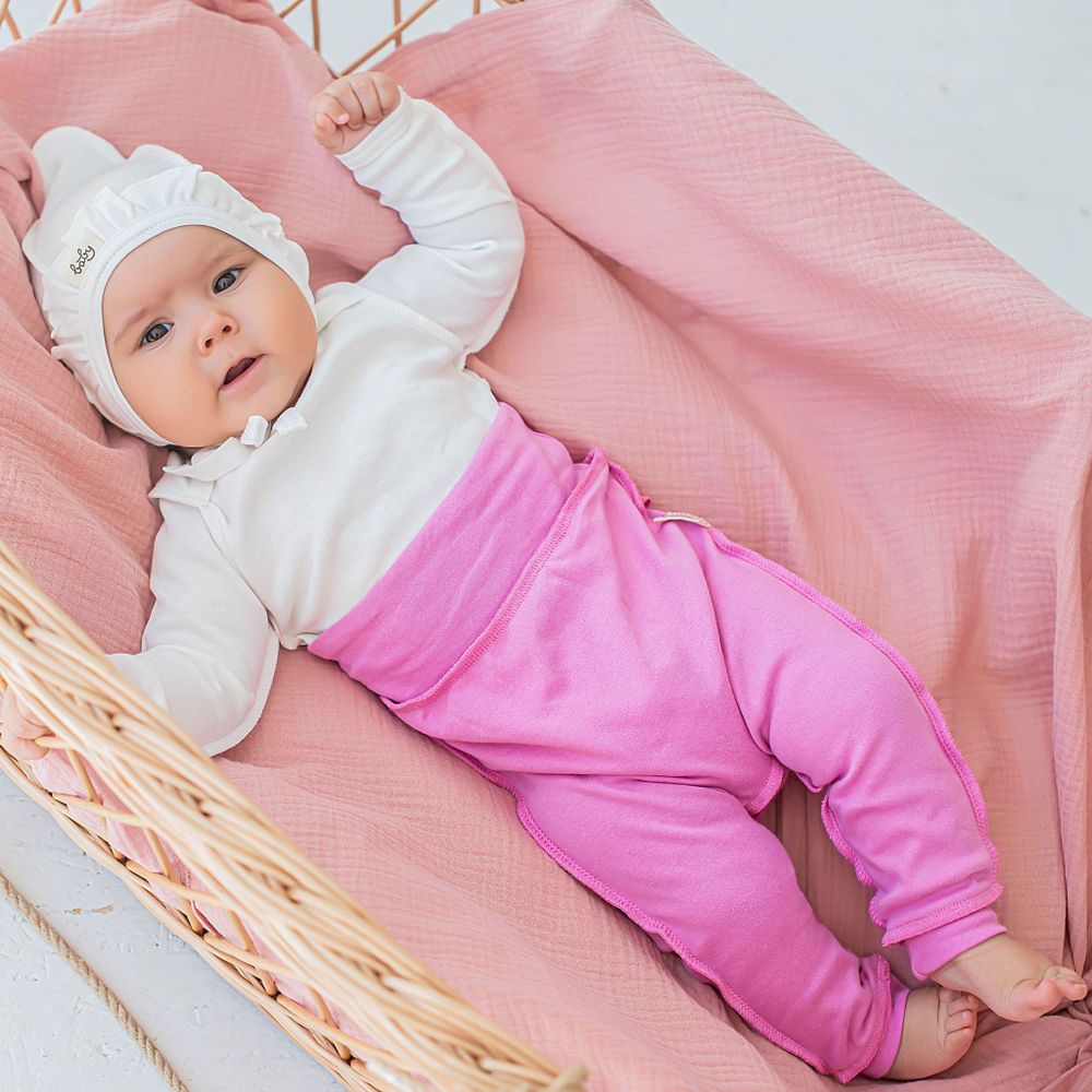 Легинсы с рюшей "Пион" 0+