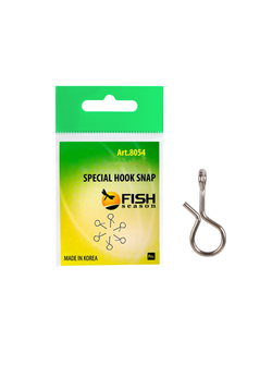 Застежка рыболовная Fish Crystal  НАХЛЫСТ/БАЛАНСИР Special Hook Snap 8054 M ( 5 упаковок )