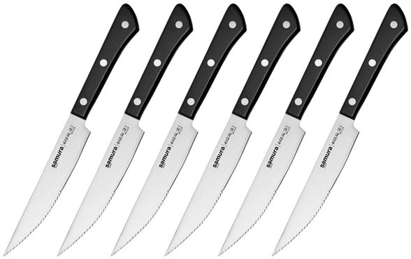 Цена наНабор стейковых ножей 6 в 1 Harakiri Samura, 125 мм