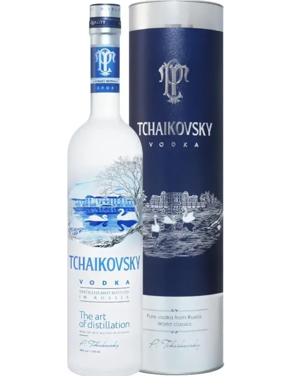 Водка Tchaikovsky 0,7 л. В тубе 