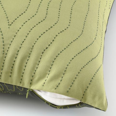 Чехол на подушку IKEA FRODD (ФРЕДД), Зеленый, 50x50 см