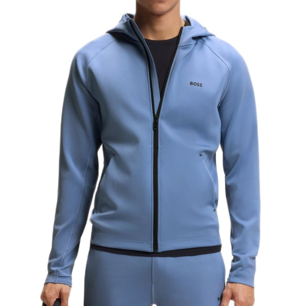 Куртка теннисная BOSS Sicon Active - light/pastel blue