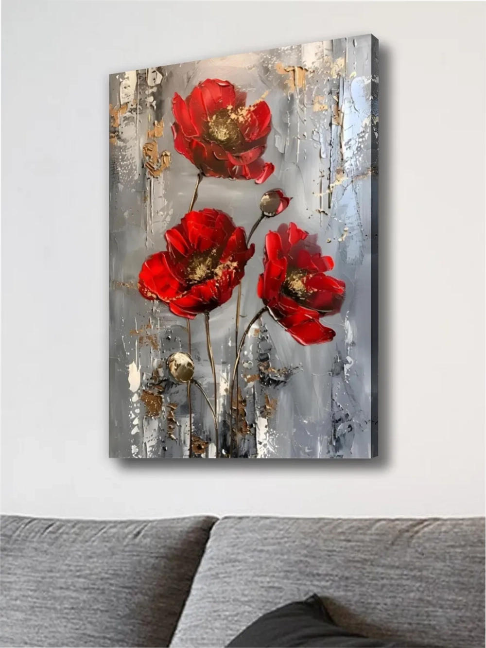 Картина Всплеск цвета для интерьера 50x70см 1шт.
