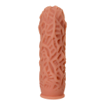 Насадка на фаллос с рельефными складочками 14,7см Kokos Extreme Sleeve 012 M Size