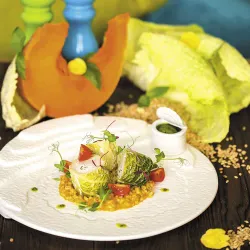 Тарелка d 31 см h4/1,5 см Oyster белая фарфор P.L. Proff Cuisine [6]