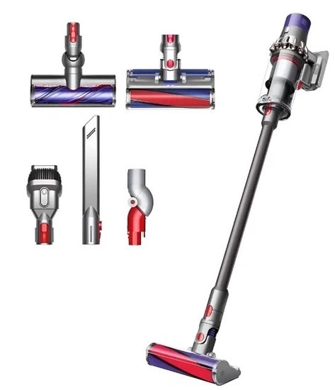 Вертикальный беспроводной пылесос Dyson V10 Cyclone Total Clean SV27 (Nickel / Black)