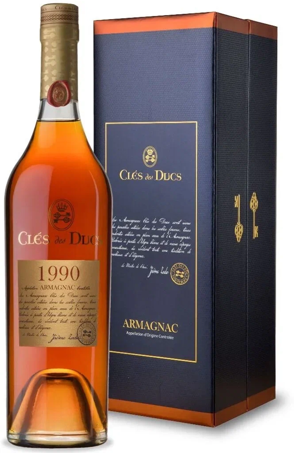 Арманьяк Cles des Ducs Millesime, 1990, 0.7 л.