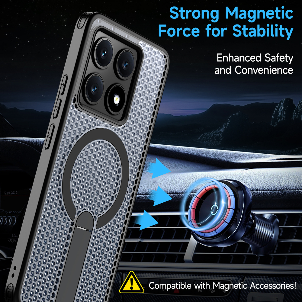Прозрачный чехол Mesh Pro Magnetic Case для Xiaomi 14T Pro