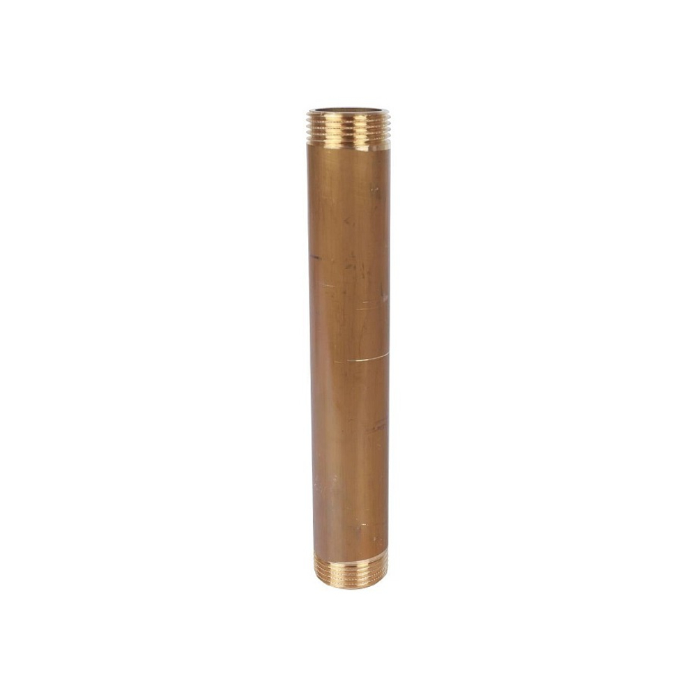 Удлинитель резьбовой STOUT SFT 0062 - 1" длина 200 мм (НР/НР, латунь без покрытия)