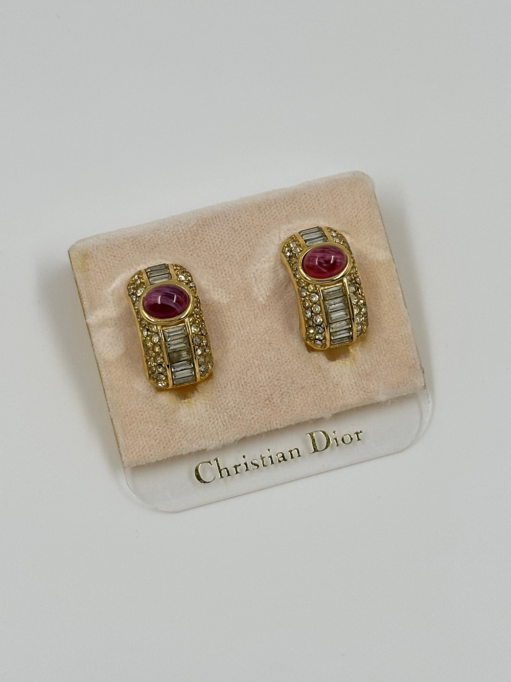 Клипсы Christian Dior