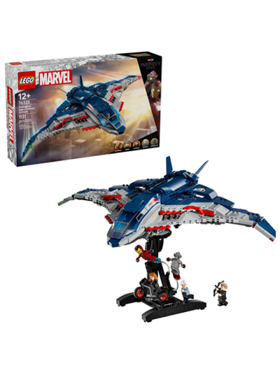 Конструктор Лего Марвел Мстители: Эра Альтрона. Квинджет | LEGO Marvel Avengers: Age of Ultron Quinjet 76325, 1131 д 18+