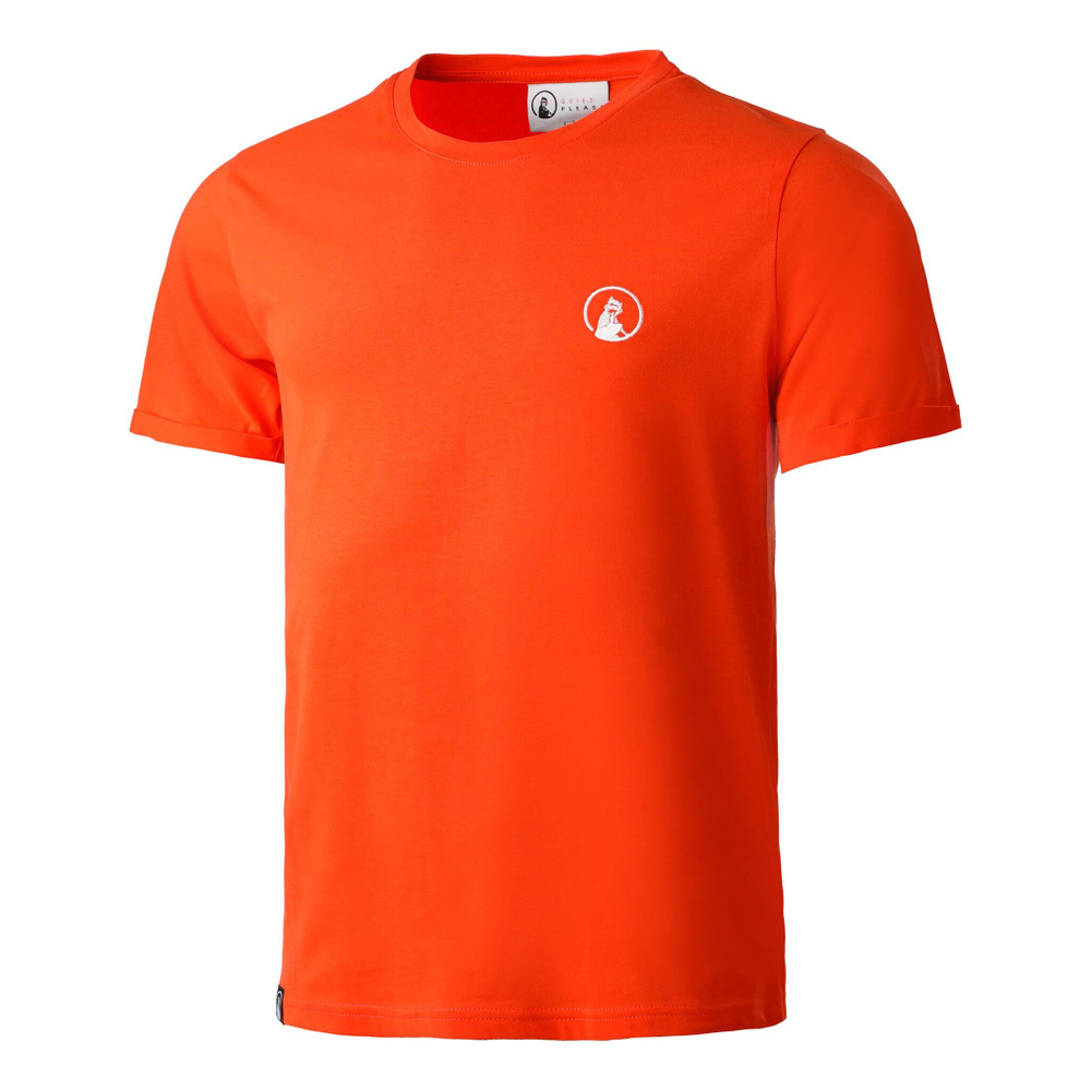 Мужское теннисное поло Quiet Please Ready To Serve T-Shirt Men - Orange, White