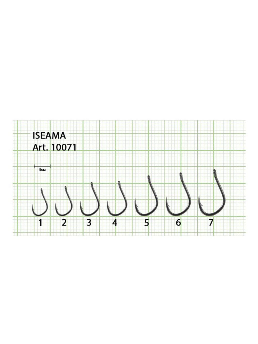 Крючок рыболовный ISEAMA-RING 10071 №7