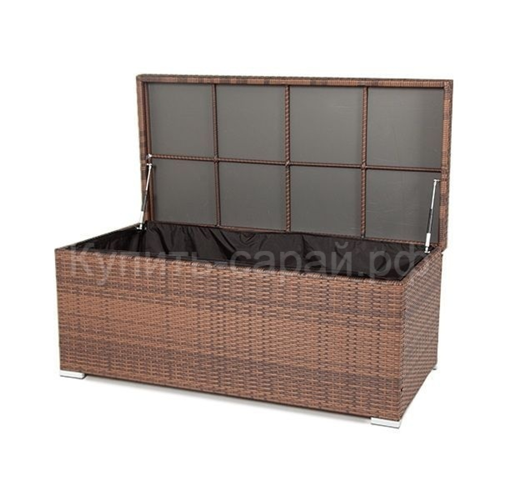 Сундук из искусственного ротанга 4Sis Porto brown