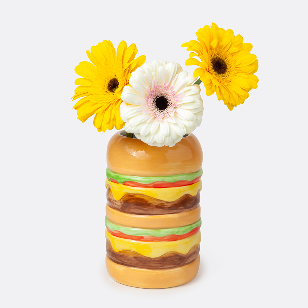 Ваза для цветов fast food, burger, 18 см