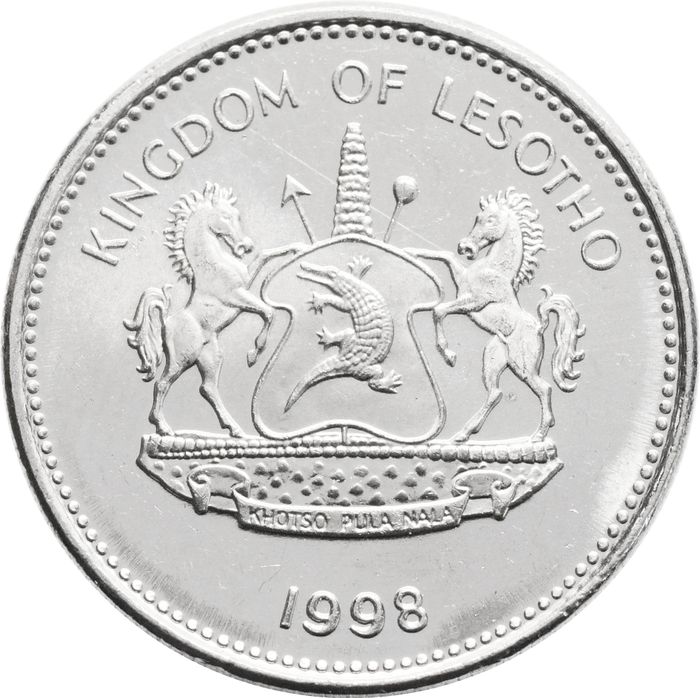 2 малоти 1998 Лесото AU-UNC