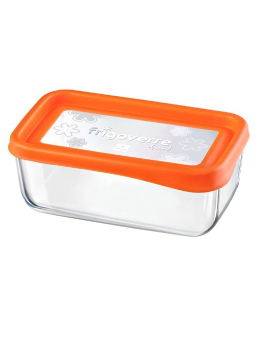 Контейнер стеклянный 1.4л Bormioli Rocco Frigoverre Fun Orange