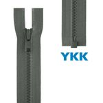 Молния трактор YKK Т5 (5 мм) 1 зам., разъем., 70 см, цв. 183 т.серый, уп.10 шт