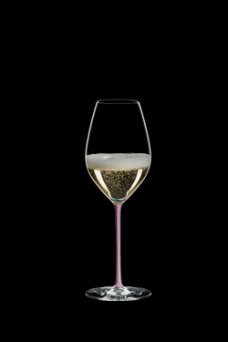 Фужер для шампанского 445мл Riedel Fatto a Mano Champagne Wine Glass с розовой ножкой
