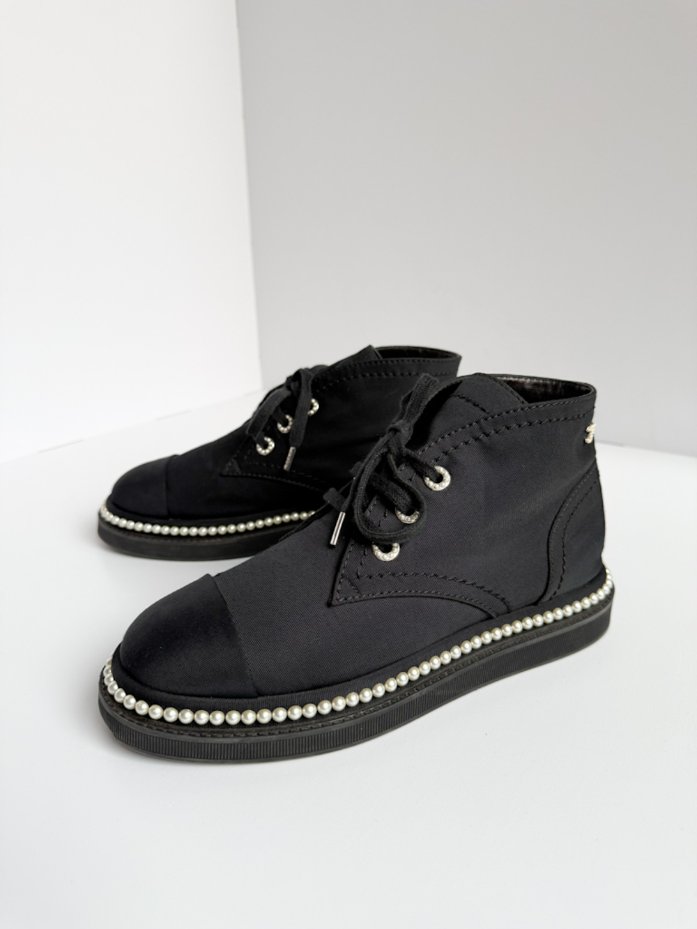 Текстильные ботинки Chanel, 38