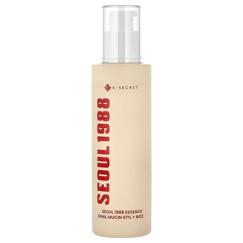 K-Secret, Seoul 1988 Essence, 97% муцина улитки и риса, 100 мл (3,38 жидк. унции)
