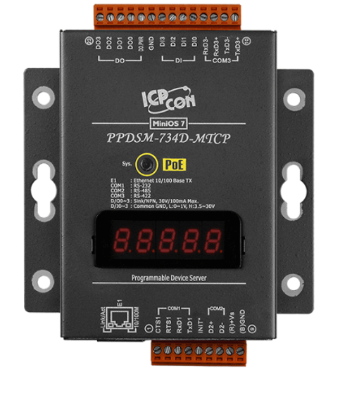Преобразователь ICP DAS PPDSM-734D-MTCP CR