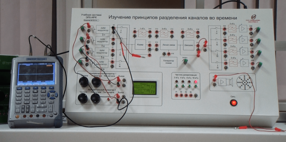 Учебная система для исследования особенностей разделения каналов во времени Учебная система для исследования особенностей разделения каналов во времени