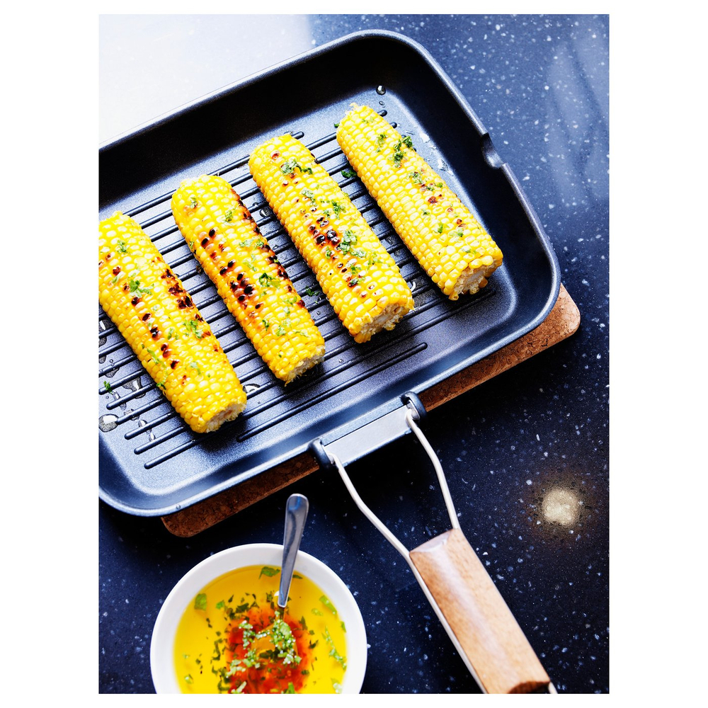 IKEA GRILLA  (ИКЕА ГРИЛЛА)  -  Сковорода-гриль - антипригарное покрытие 36x26 см