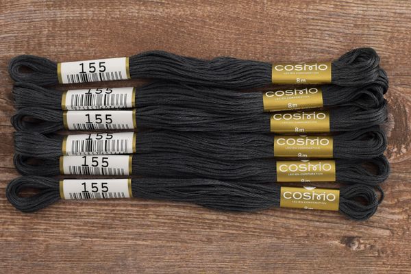 Мулине Lecien Cosmo, цв. 0155 / 6 мот. по 8 метров, в 6 сложений