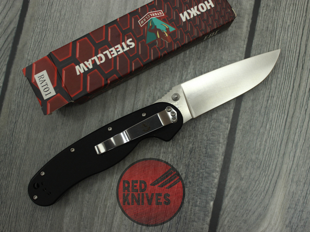 Нож Steelclaw "Крыса" черная